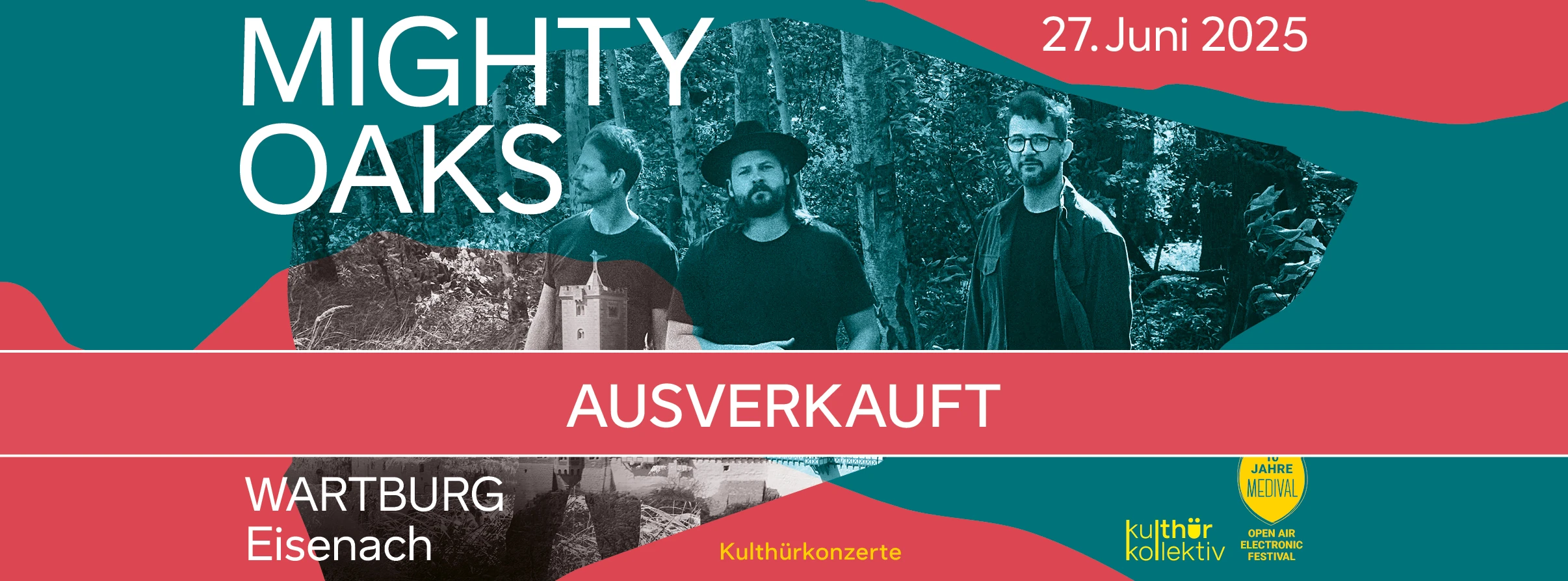 Mighty Oaks am 27.06.2025 auf der Wartburg
